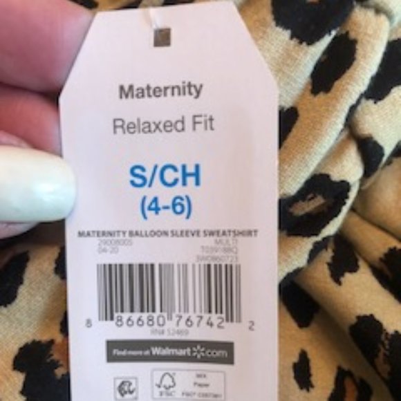 Time and Tru Tops - NEW LEOPARD MATERNITY TOP HOST PICK